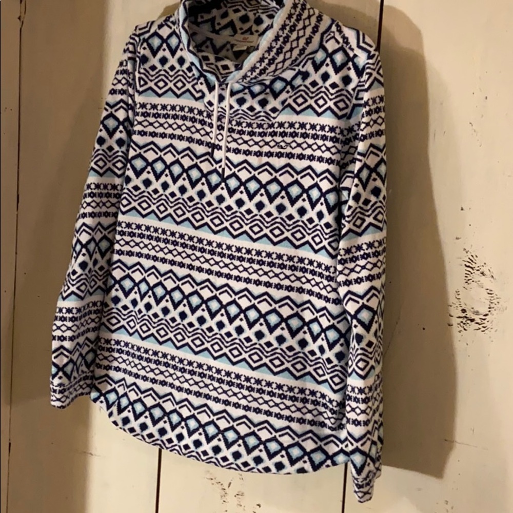 Vineyard Vines fair isle funnel neck